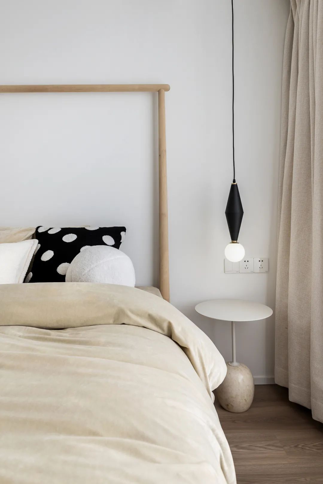 文艺的奶油色调，复古恬静的治愈力量 | 皋邸设计设计案例