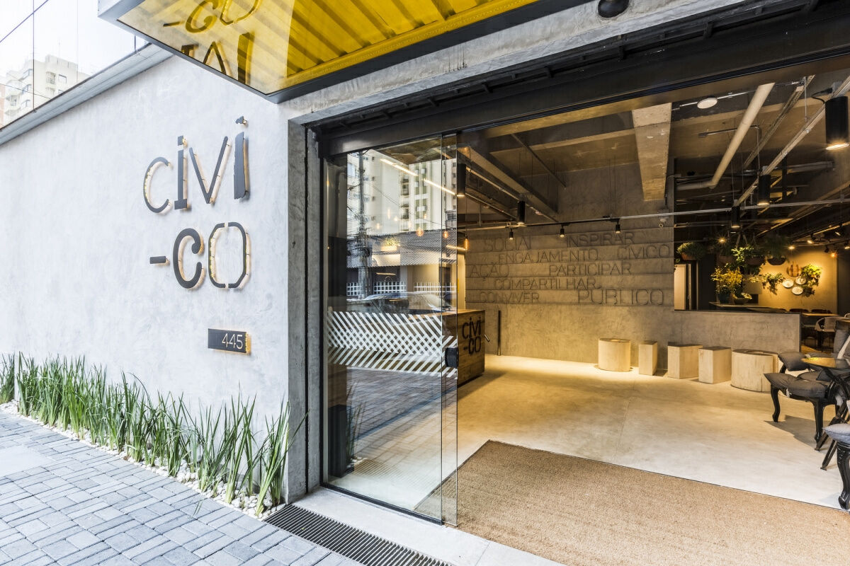 Civi-co Coworking Offices – São Paulo 工业风办公室设计案例