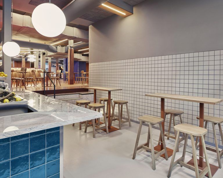 Studio Modijefsky | “Foodhallen美食广场”酒吧餐厅设计案例