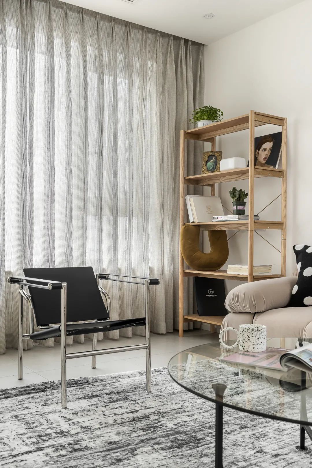 文艺的奶油色调，复古恬静的治愈力量 | 皋邸设计设计案例