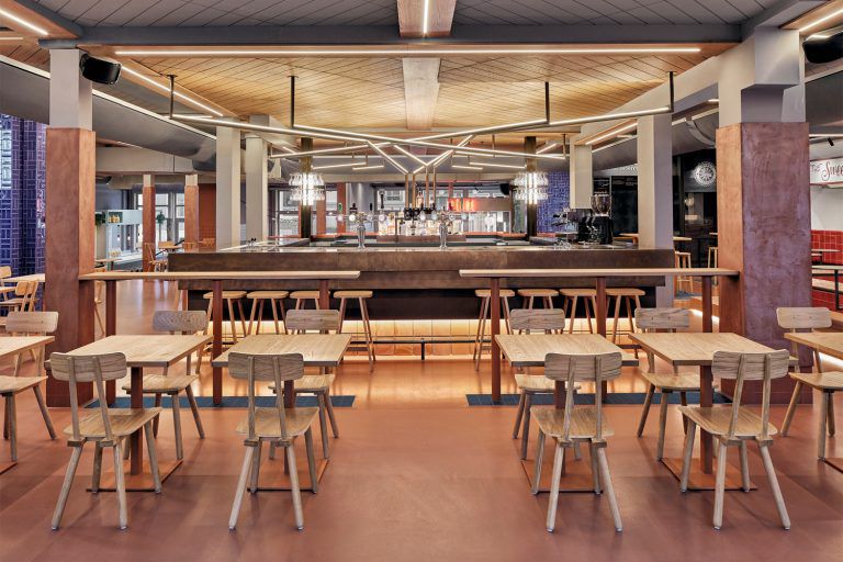 Studio Modijefsky | “Foodhallen美食广场”酒吧餐厅设计案例
