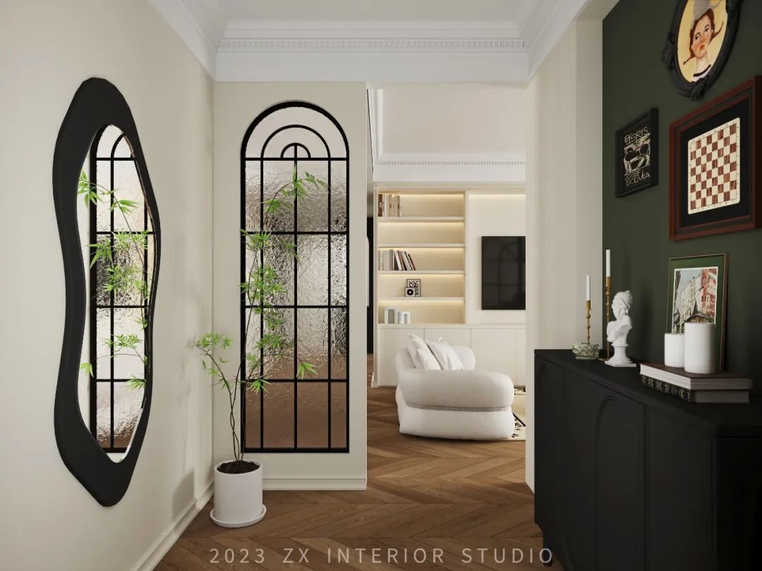 Z.X Design 丨130㎡法风新案设计案例