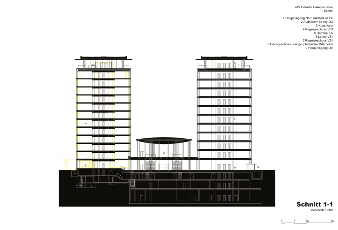 Herzog & de Meuron丨 Helvetia保险巴塞尔总部设计案例