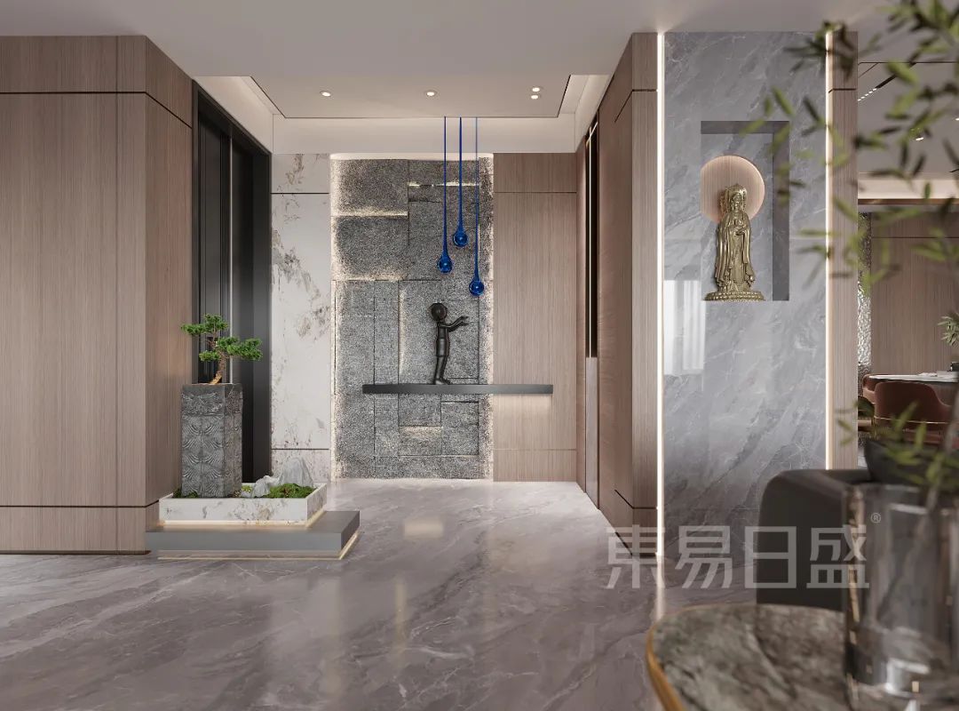 深圳东易日盛总部丨204㎡意式轻奢住宅设计案例