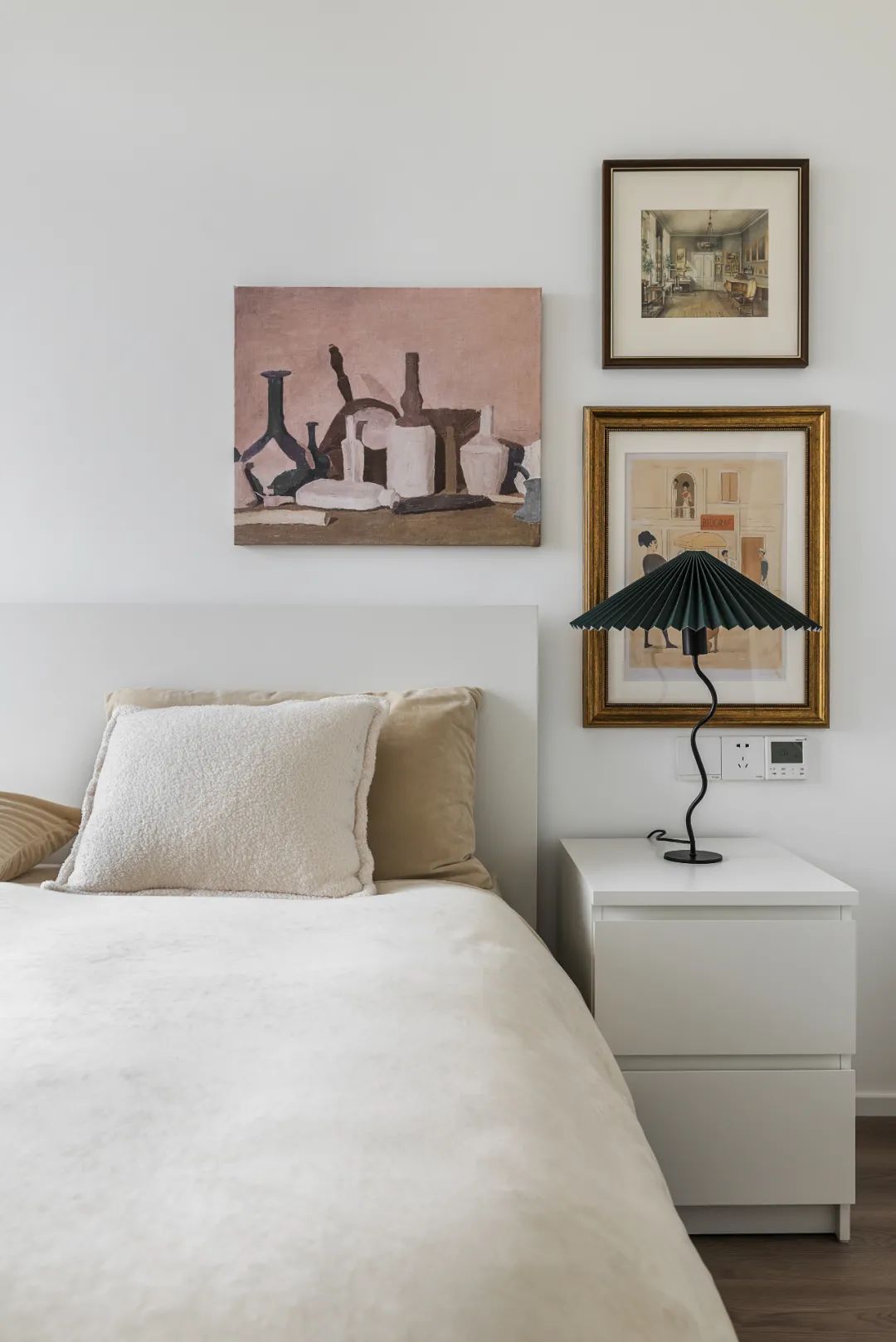 文艺的奶油色调，复古恬静的治愈力量 | 皋邸设计设计案例