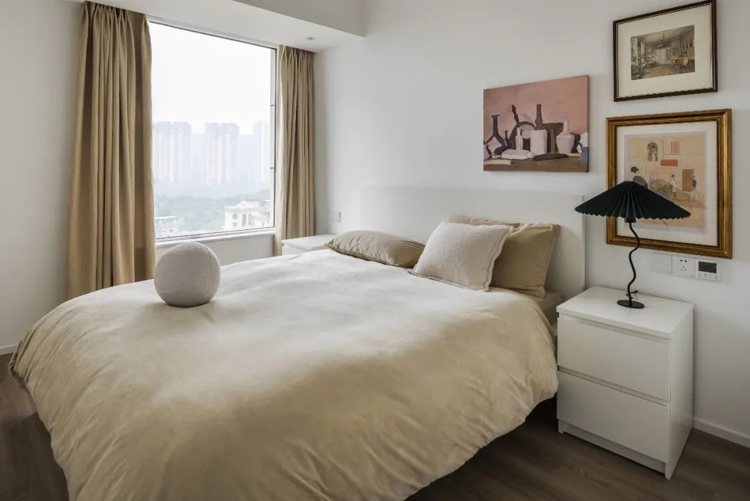 文艺的奶油色调，复古恬静的治愈力量 | 皋邸设计设计案例