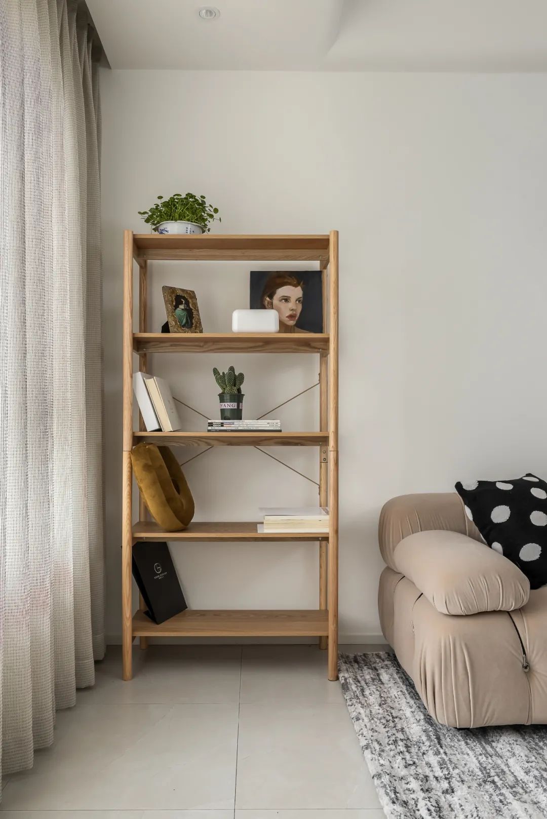 文艺的奶油色调，复古恬静的治愈力量 | 皋邸设计设计案例