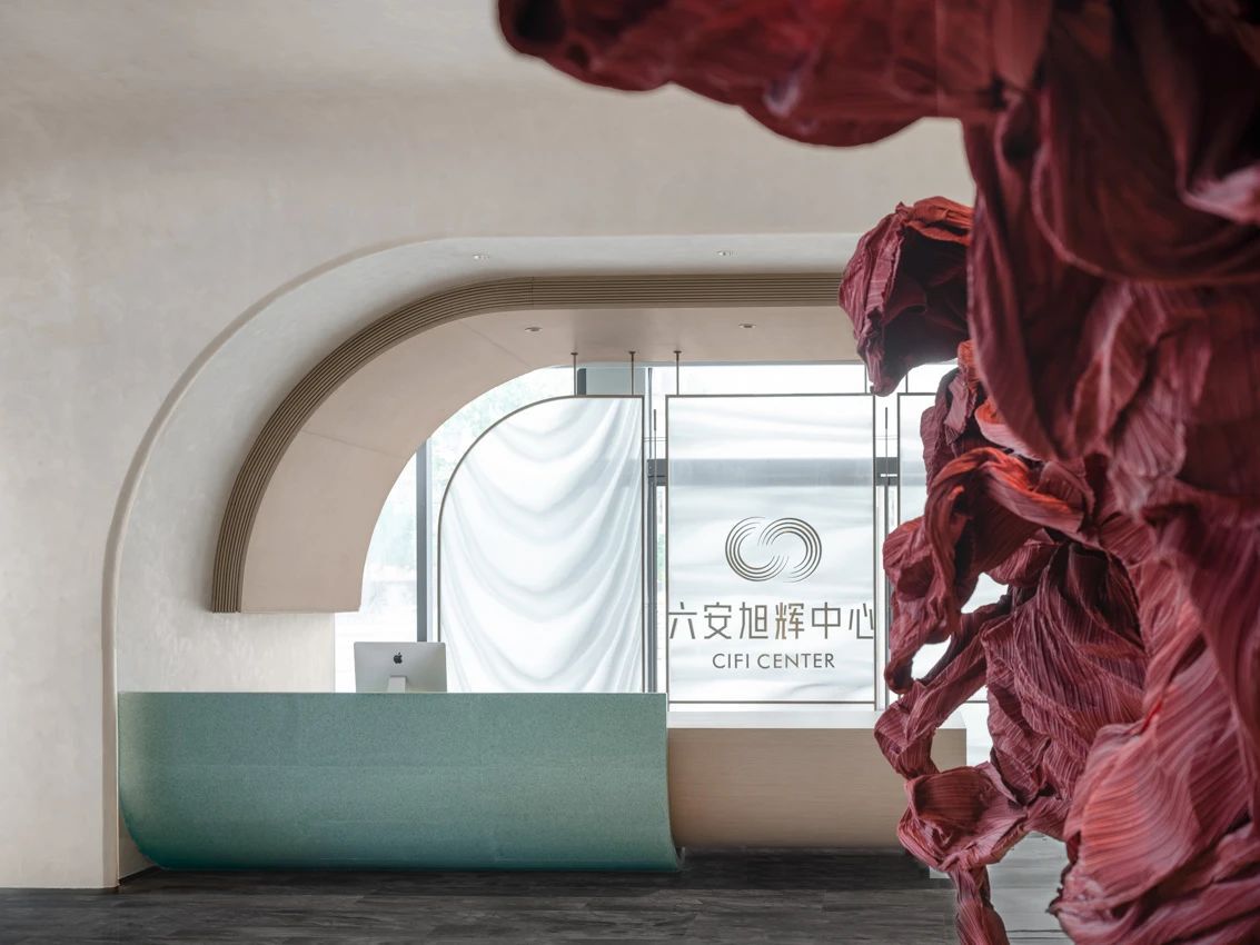 WJID维几黄全新作 | 六安旭辉中心项目售楼处设计案例