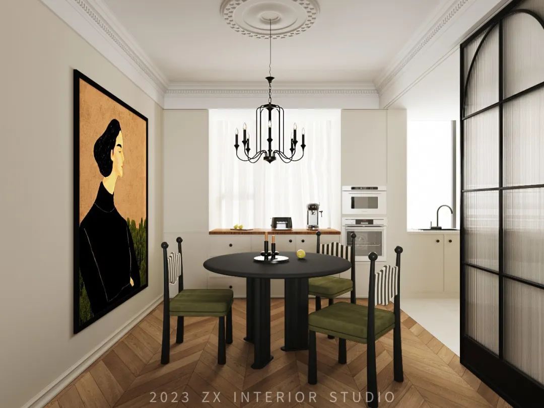 Z.X Design 丨130㎡法风新案设计案例