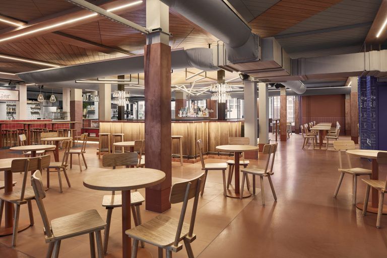 Studio Modijefsky | “Foodhallen美食广场”酒吧餐厅设计案例