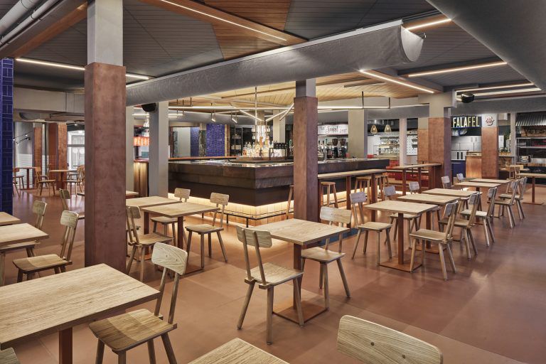Studio Modijefsky | “Foodhallen美食广场”酒吧餐厅设计案例
