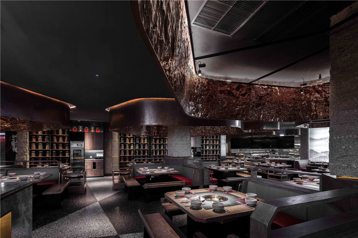 重庆“麻神辣将”火锅店 | 上瑞元筑设计案例