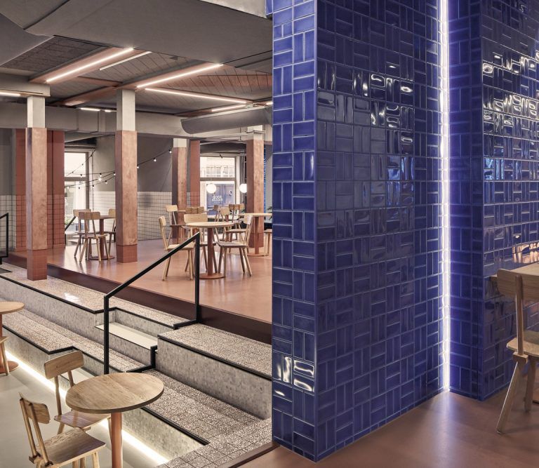Studio Modijefsky | “Foodhallen美食广场”酒吧餐厅设计案例