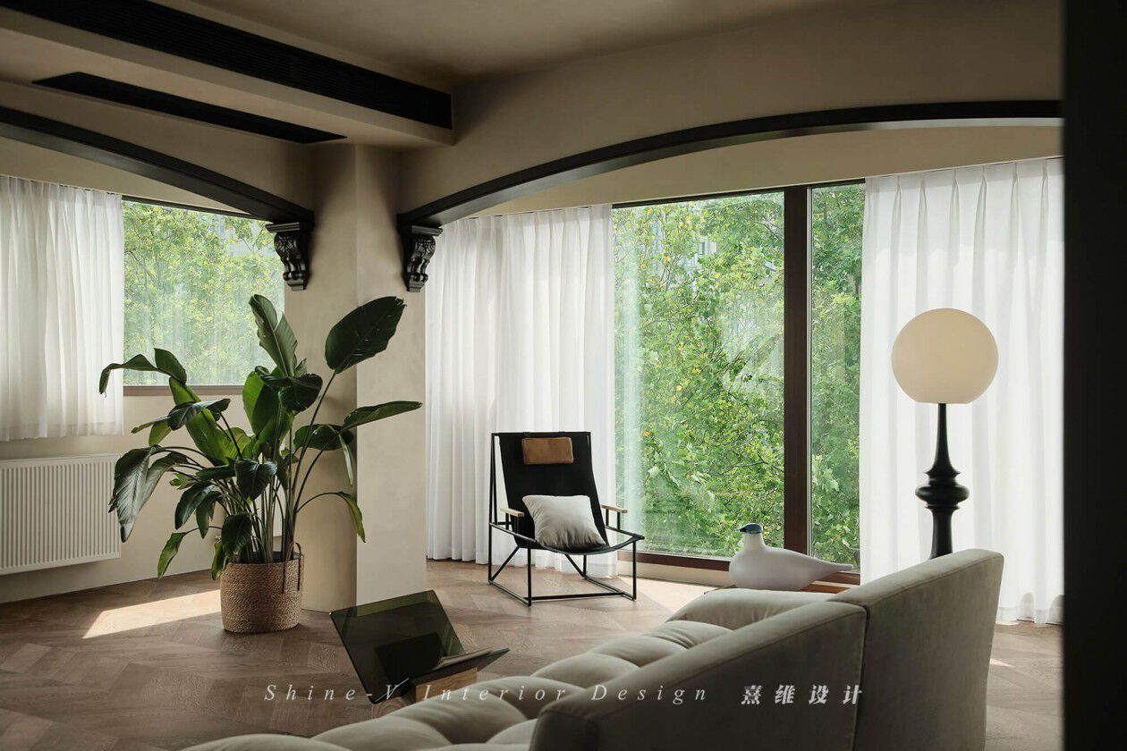 140㎡现代杂糅侘寂，优雅复古 | 熹维设计设计案例