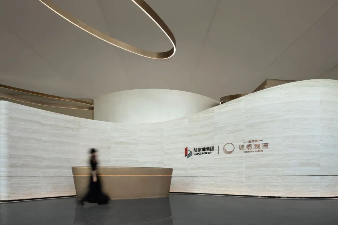 竺坊建筑设计丨陆家嘴锦绣澜湾售楼处设计案例