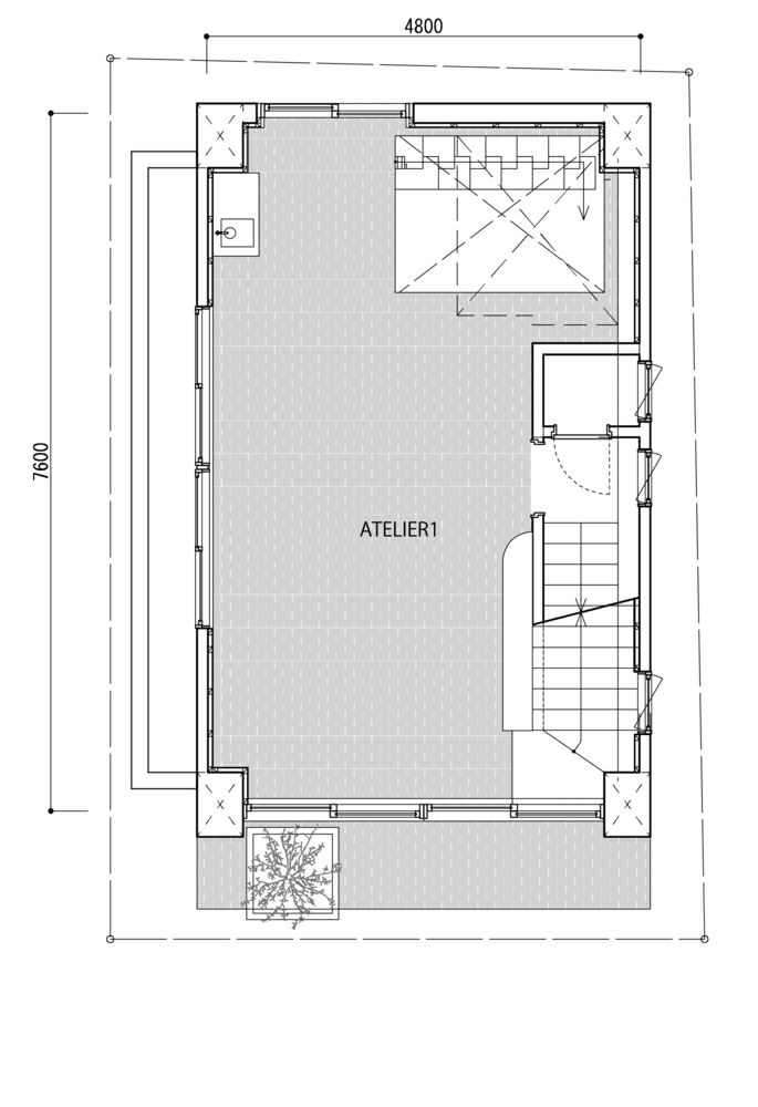 独特的日式独栋别墅 小空间的利用 House in Myougadani设计案例