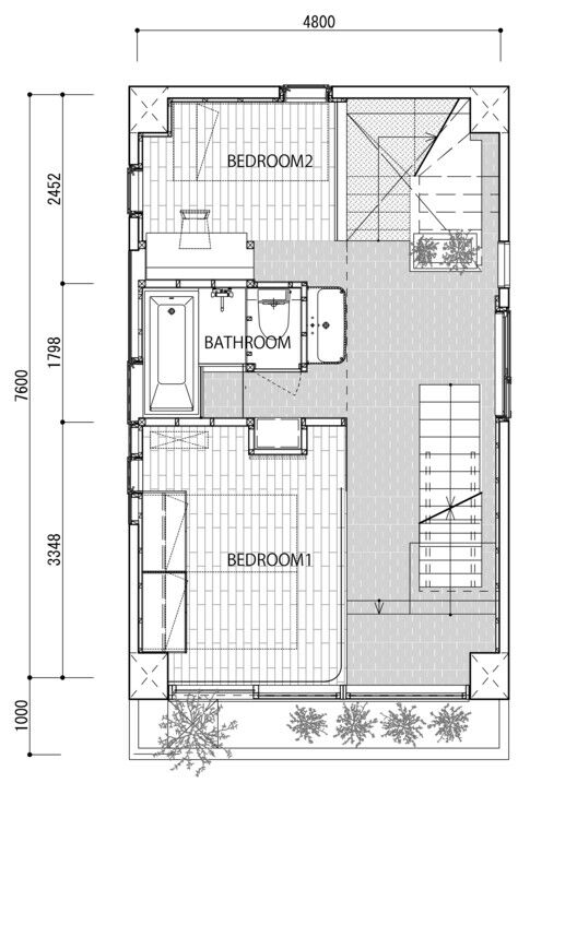 独特的日式独栋别墅 小空间的利用 House in Myougadani设计案例
