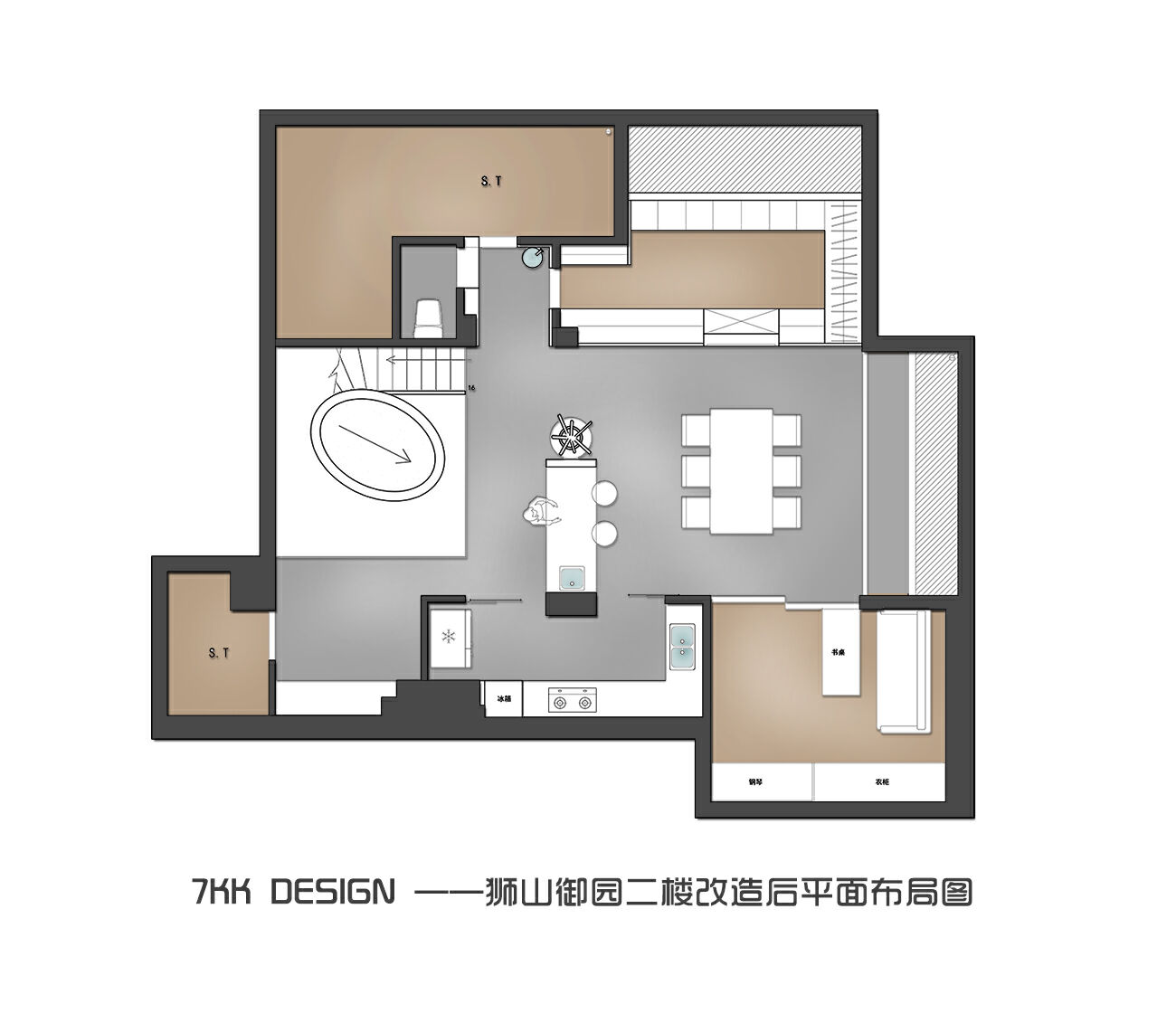 “复式爆改将建筑设计与室内设计完美演绎设计案例