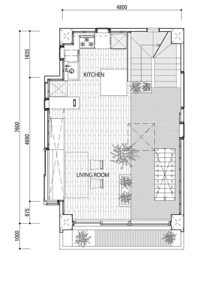 独特的日式独栋别墅 小空间的利用 House in Myougadani设计案例