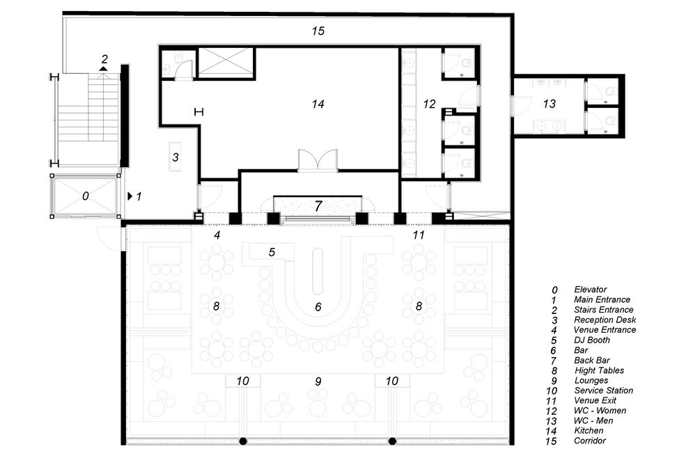 黎巴嫩贝鲁特·BAU屋顶酒吧设计 | Rabih Geha Architects设计案例