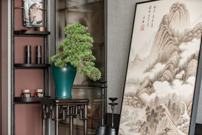 现代中式样板间·山水画境 诗意隽永丨 壹新设计设计案例