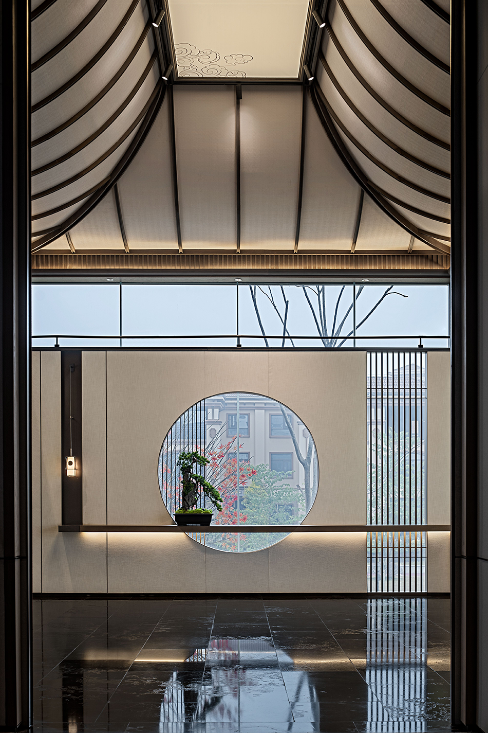重庆电建清韵阶庭营销中心 880㎡中式售楼处 | 盘石设计 吴文粒设计案例