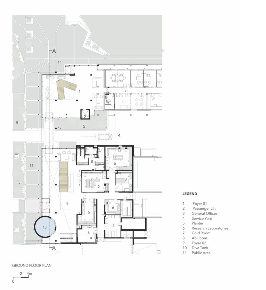 2200㎡海洋科学校园扩建设计案例