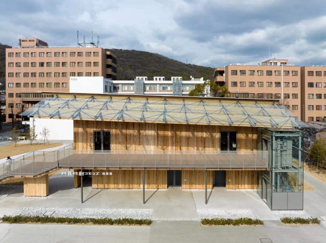 隈研吾新作丨日本冈山大学的无柱木教室设计案例