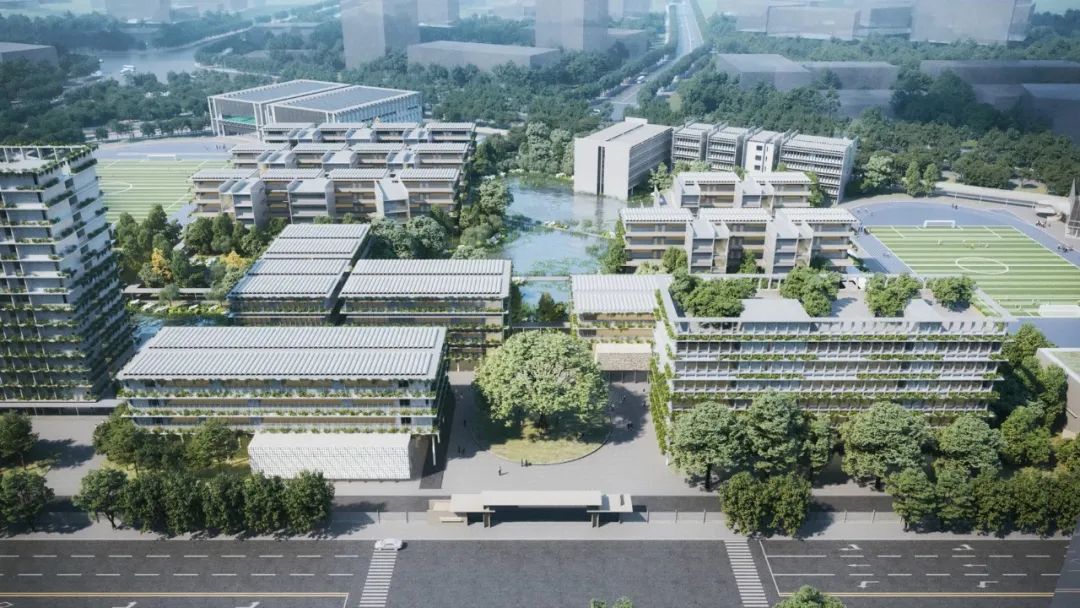 岭南造园子佛山一中顺德学校 | 陈东华建筑事务所|顺德院设计案例