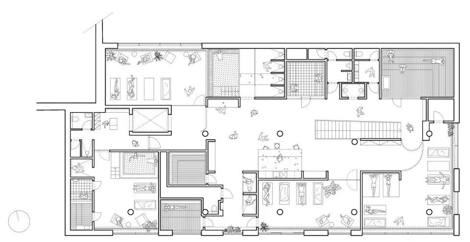 Plus One Architects丨桑拿世界设计案例