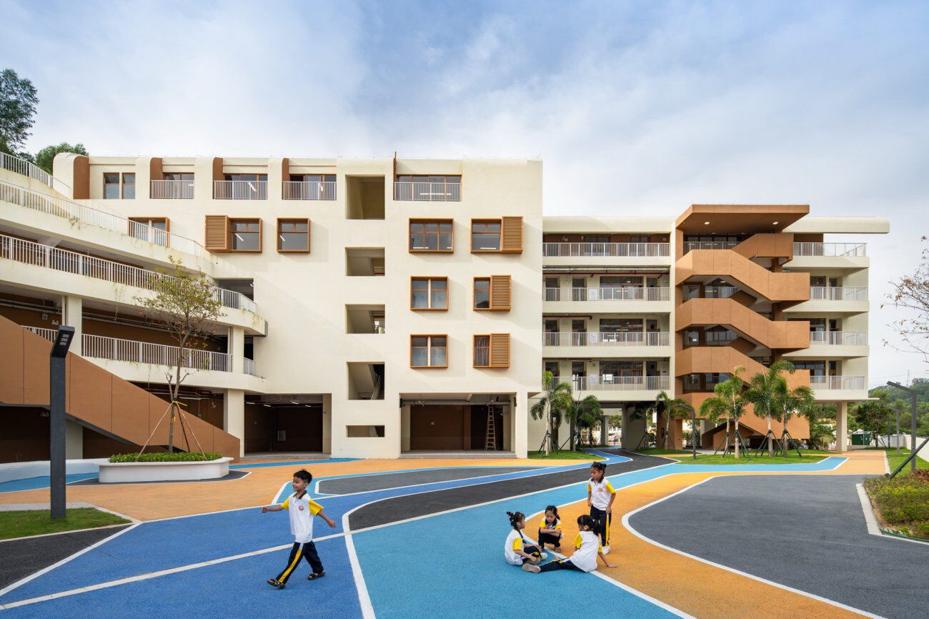 墨泰建筑丨惠阳沙田镇第二小学设计案例