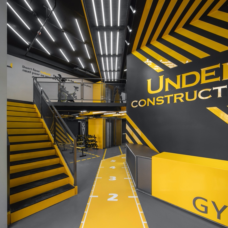 中海左岸澜庭UNDER CONSTRUCTION健身房| DAGA大观建筑设计案例