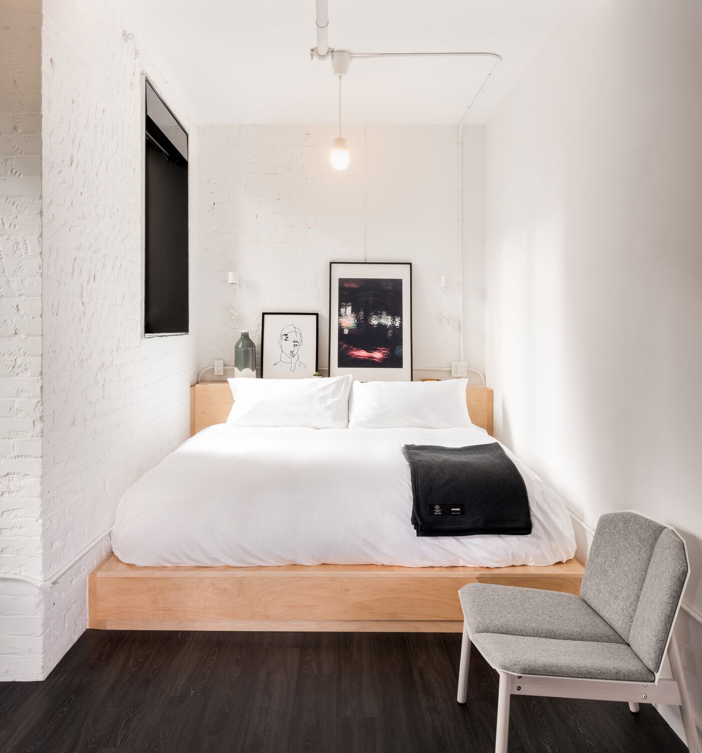北欧风清新Hotel，粗糙与精致平衡设计案例