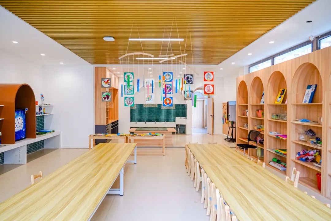 朗生墙板商业空间案例 I 山西蓝天国际幼儿园，教育空间的美学范本设计案例