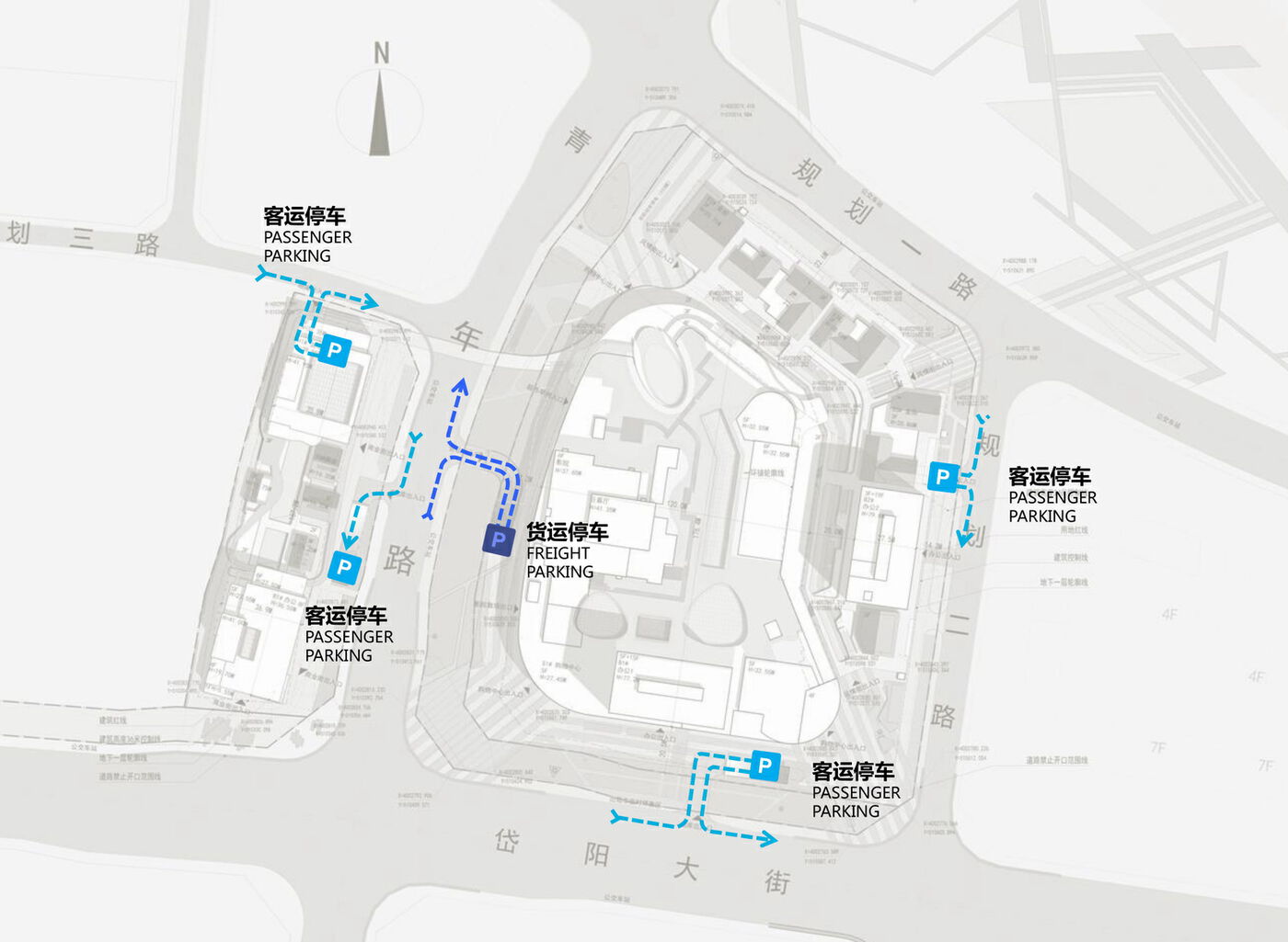 简和建筑丨山水之城·泰汶城市广场设计案例