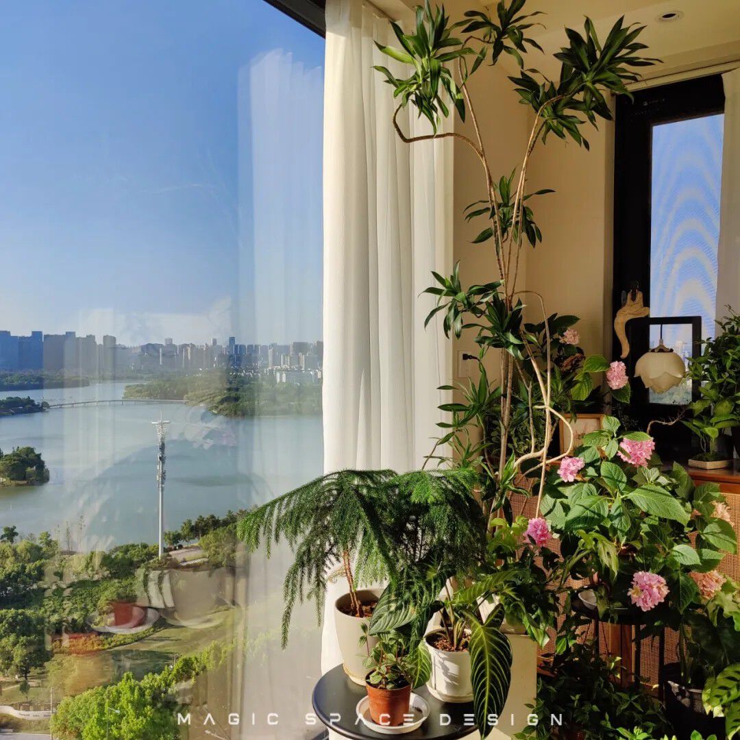 110㎡俩居改三居，躺在客厅也能看到夕阳的光影！设计案例