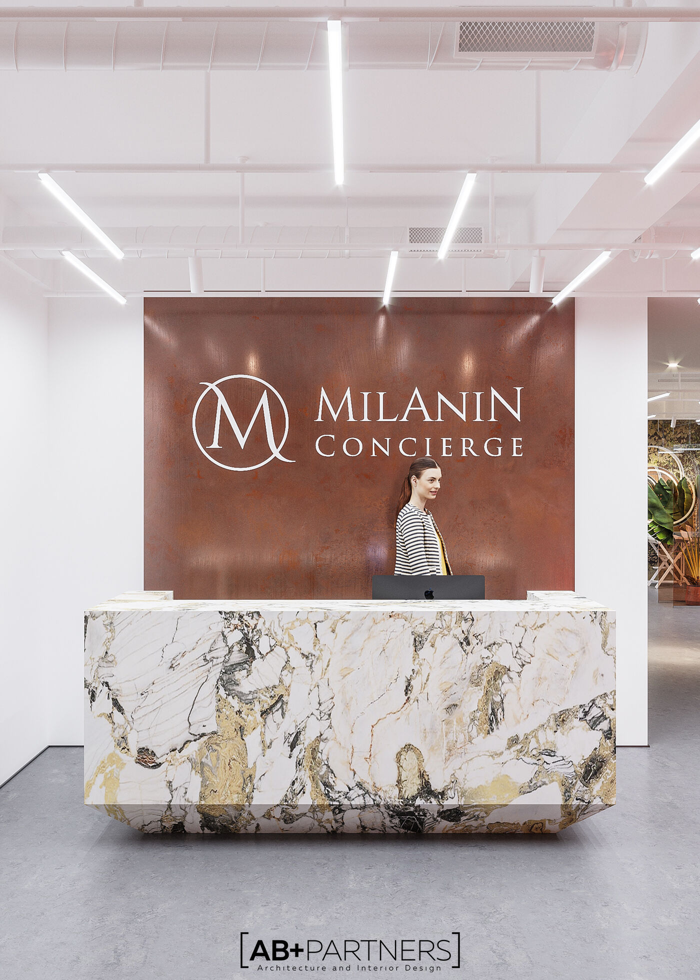 Milanin Concierge – răsfățul culorilor calme135㎡精致美容院设计案例