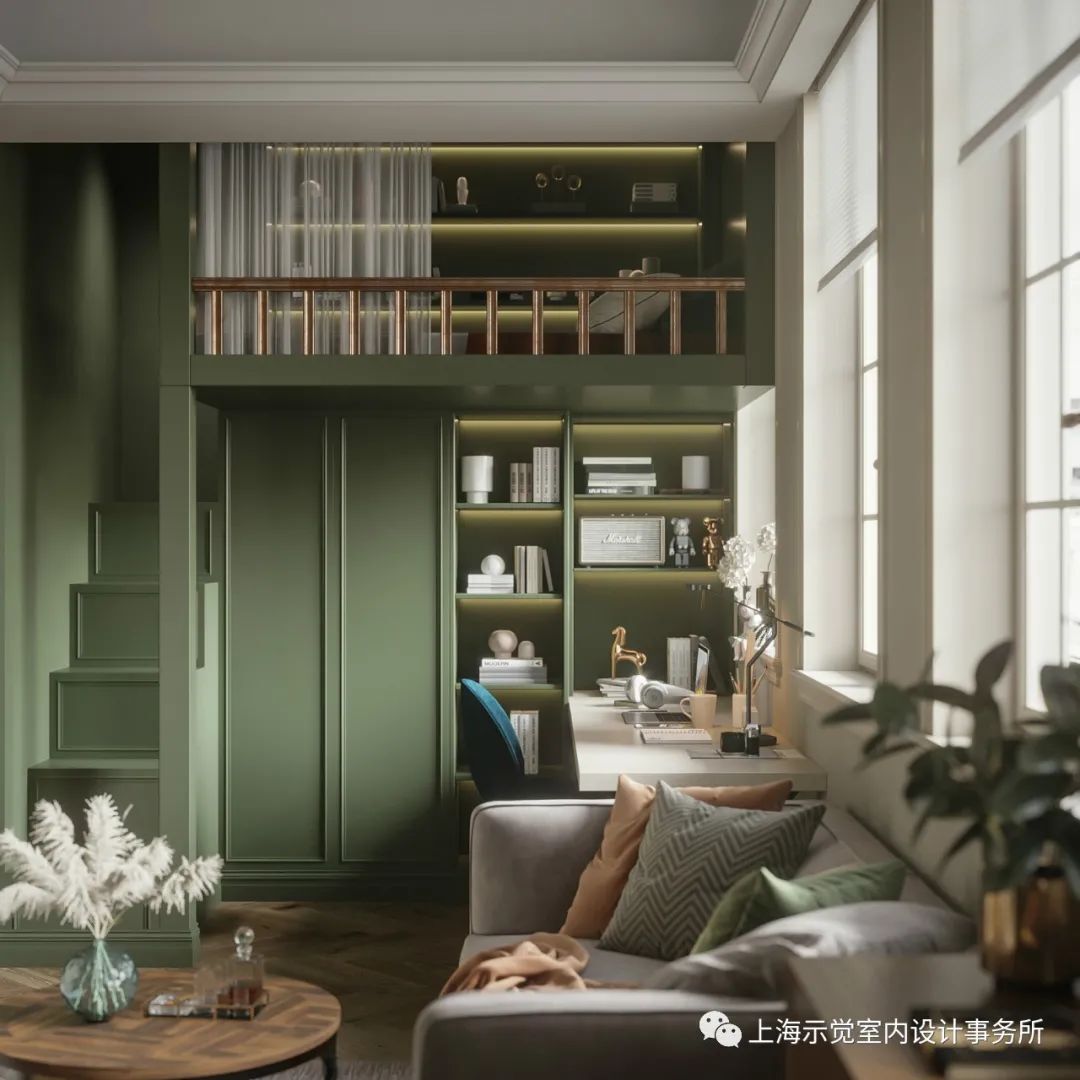 示觉设计|藏在外滩历史保护建筑内的复古法式住宅设计案例