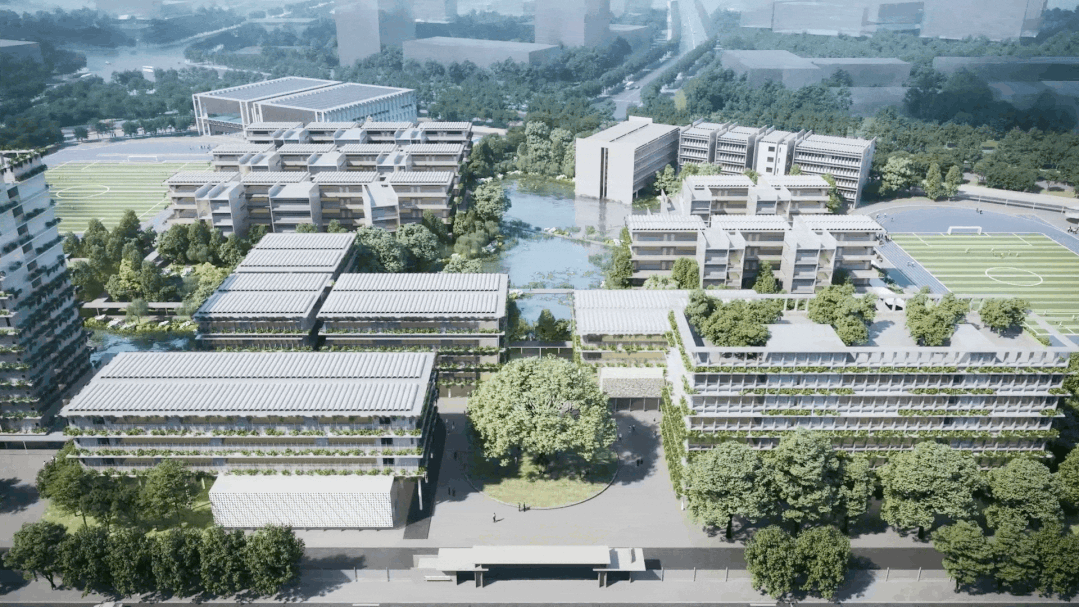 岭南造园子佛山一中顺德学校 | 陈东华建筑事务所|顺德院设计案例