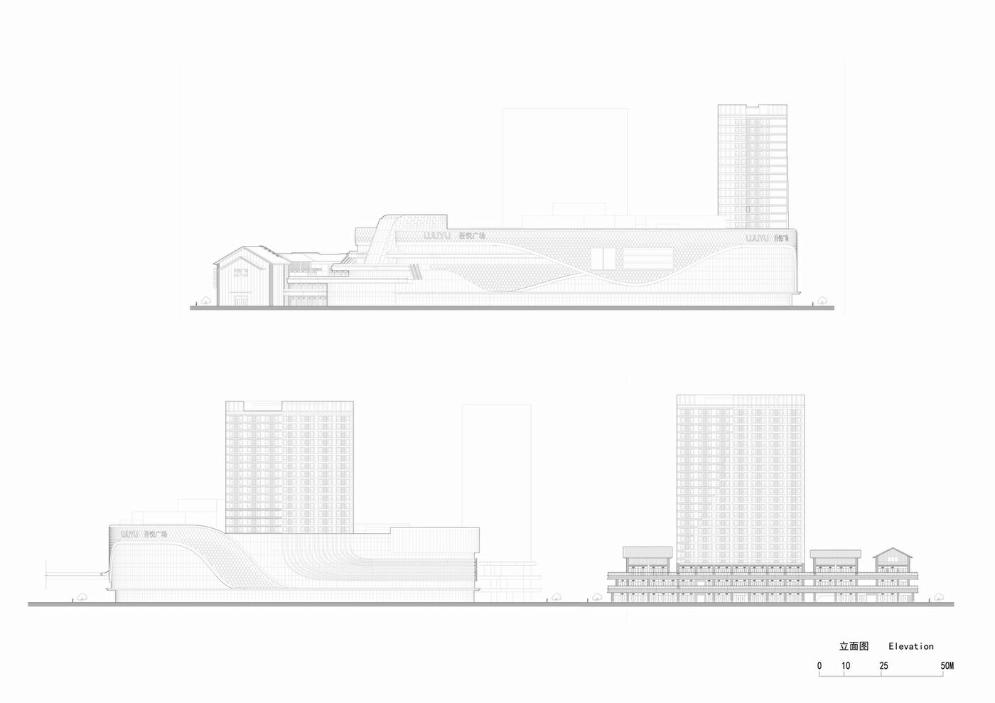 简和建筑丨山水之城·泰汶城市广场设计案例