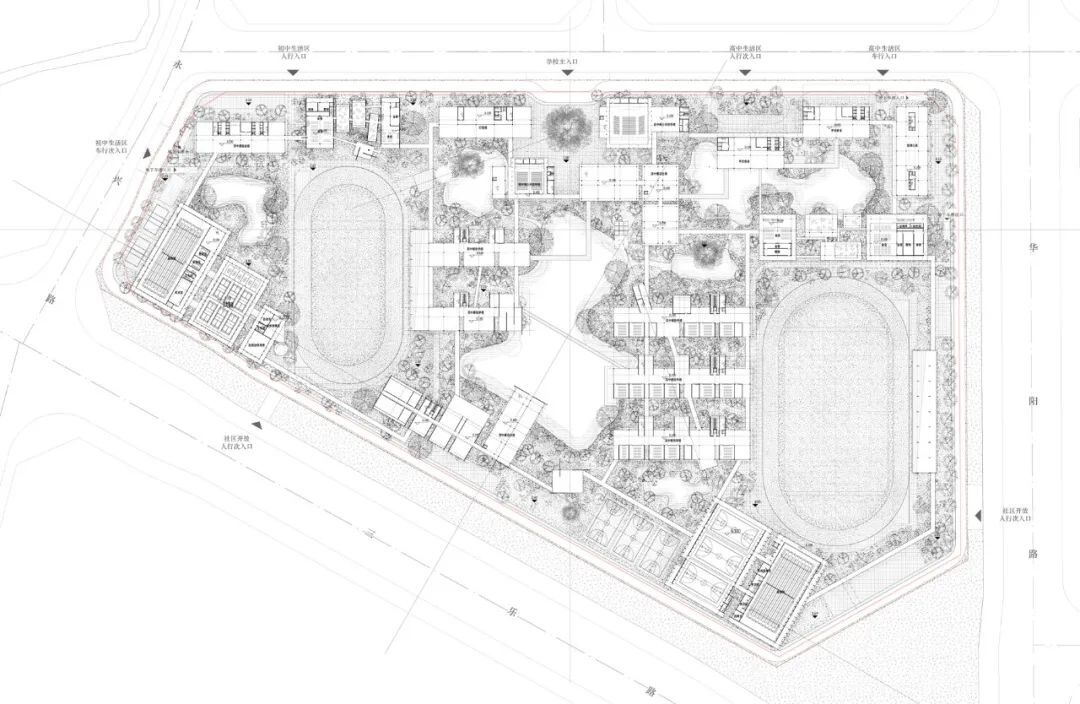 岭南造园子佛山一中顺德学校 | 陈东华建筑事务所|顺德院设计案例