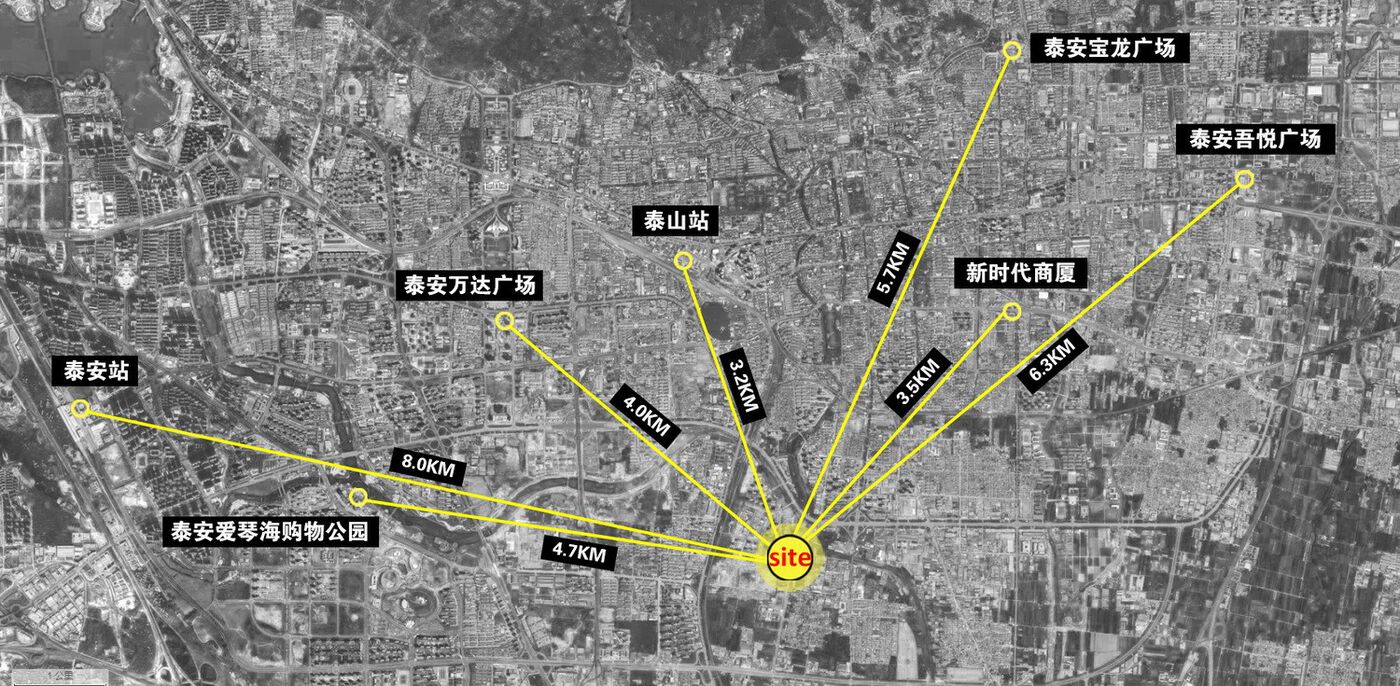 简和建筑丨山水之城·泰汶城市广场设计案例