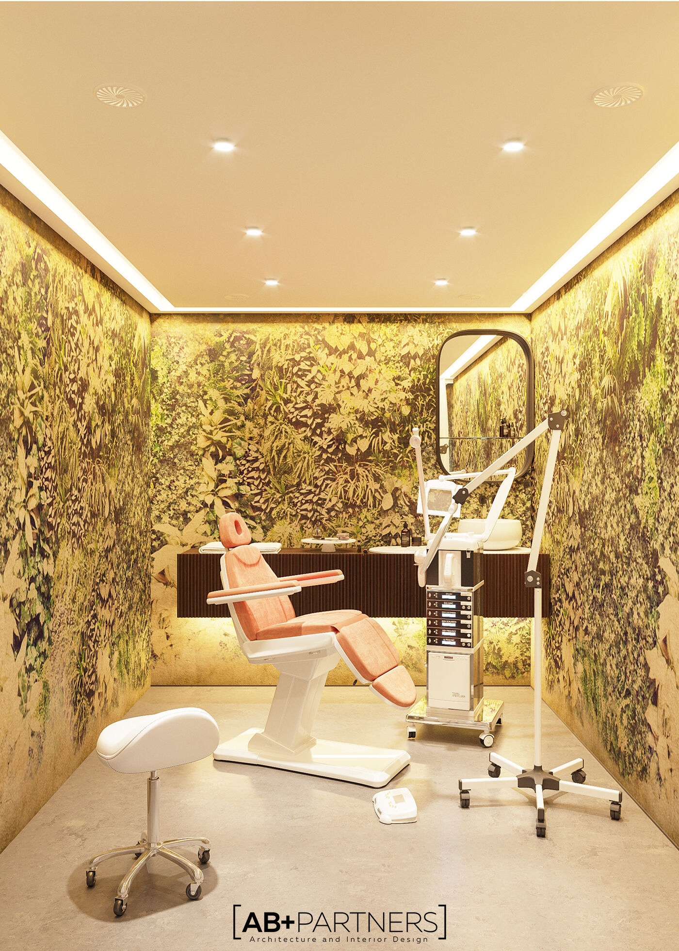 Milanin Concierge – răsfățul culorilor calme135㎡精致美容院设计案例