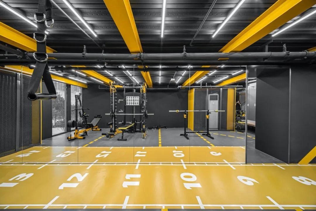 中海左岸澜庭UNDER CONSTRUCTION健身房| DAGA大观建筑设计案例