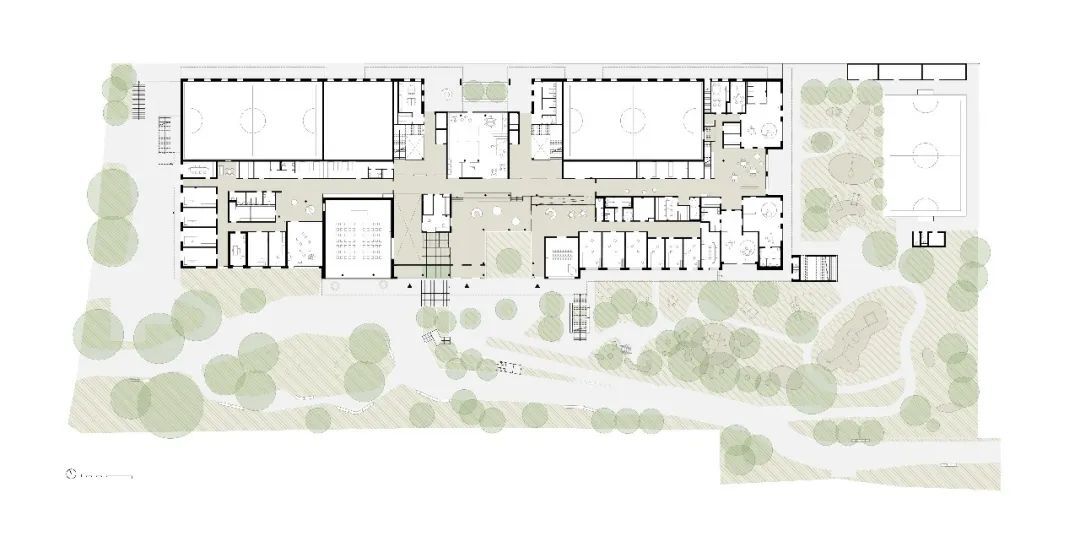 奥地利维也纳学校综合体 | SHIBUKAWA EDER Architects设计案例