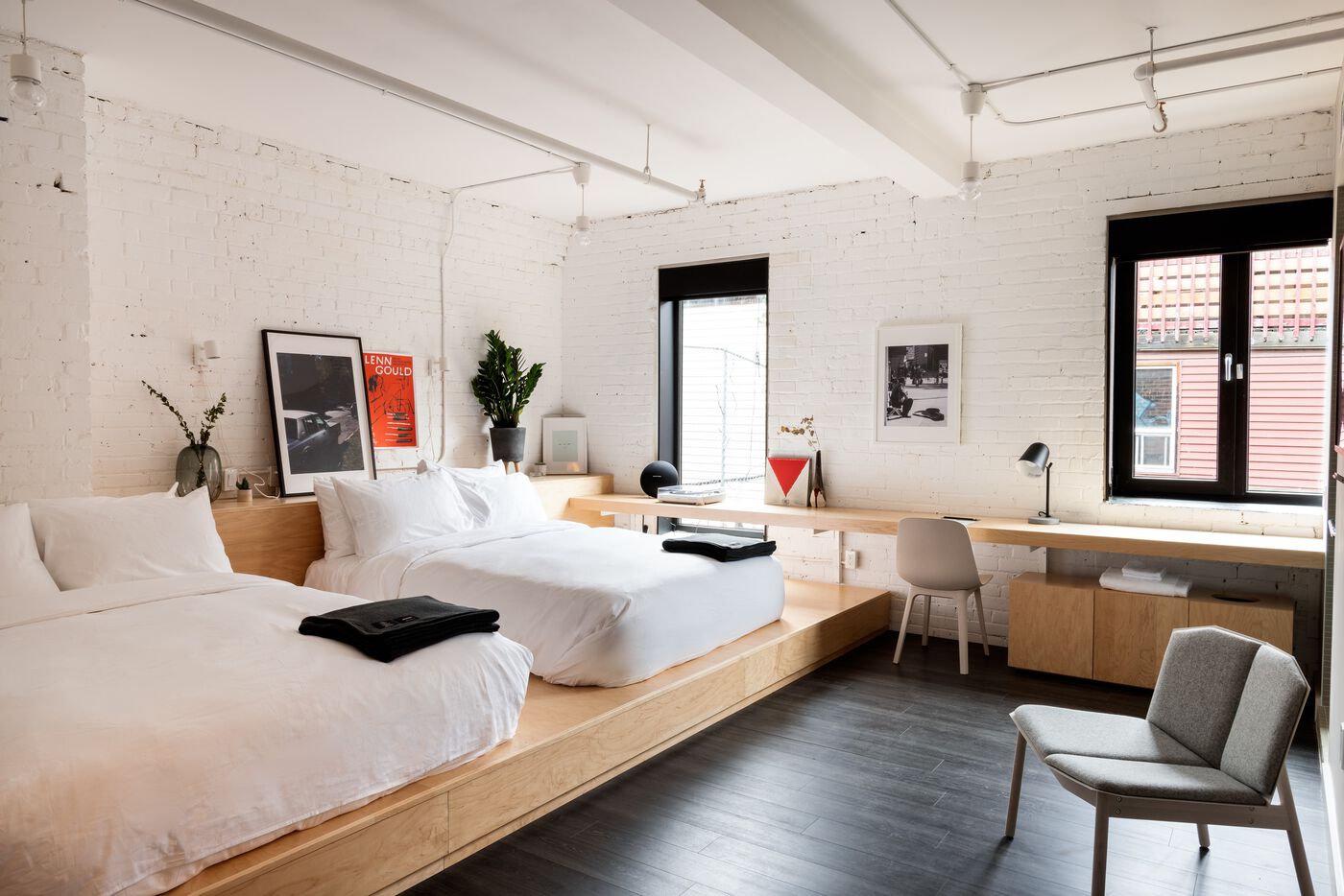 北欧风清新Hotel，粗糙与精致平衡设计案例
