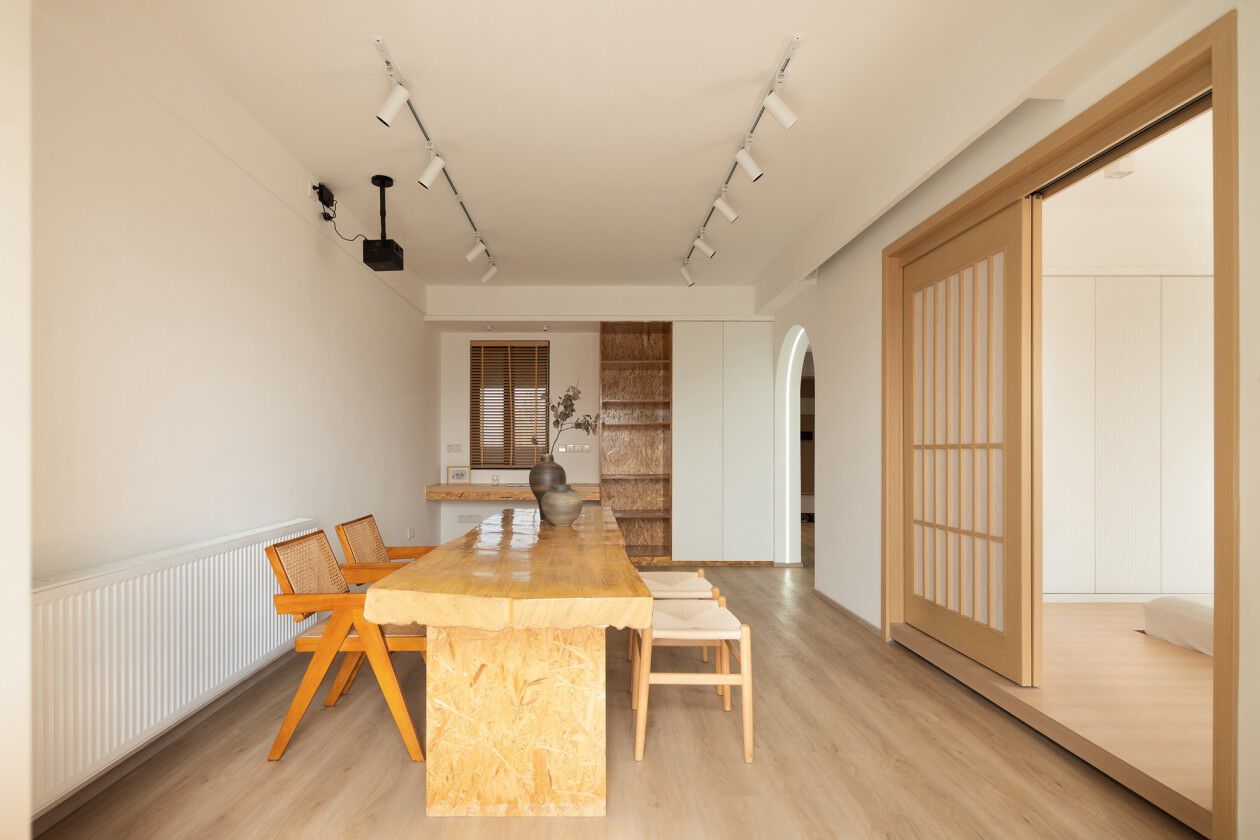 72㎡日式原木风,把家装成“哆啦A梦”的百宝箱设计案例