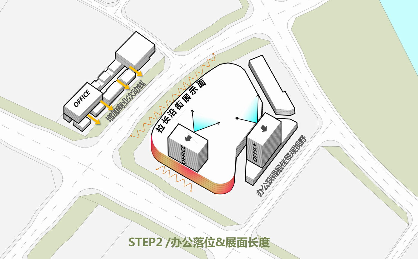 简和建筑丨山水之城·泰汶城市广场设计案例
