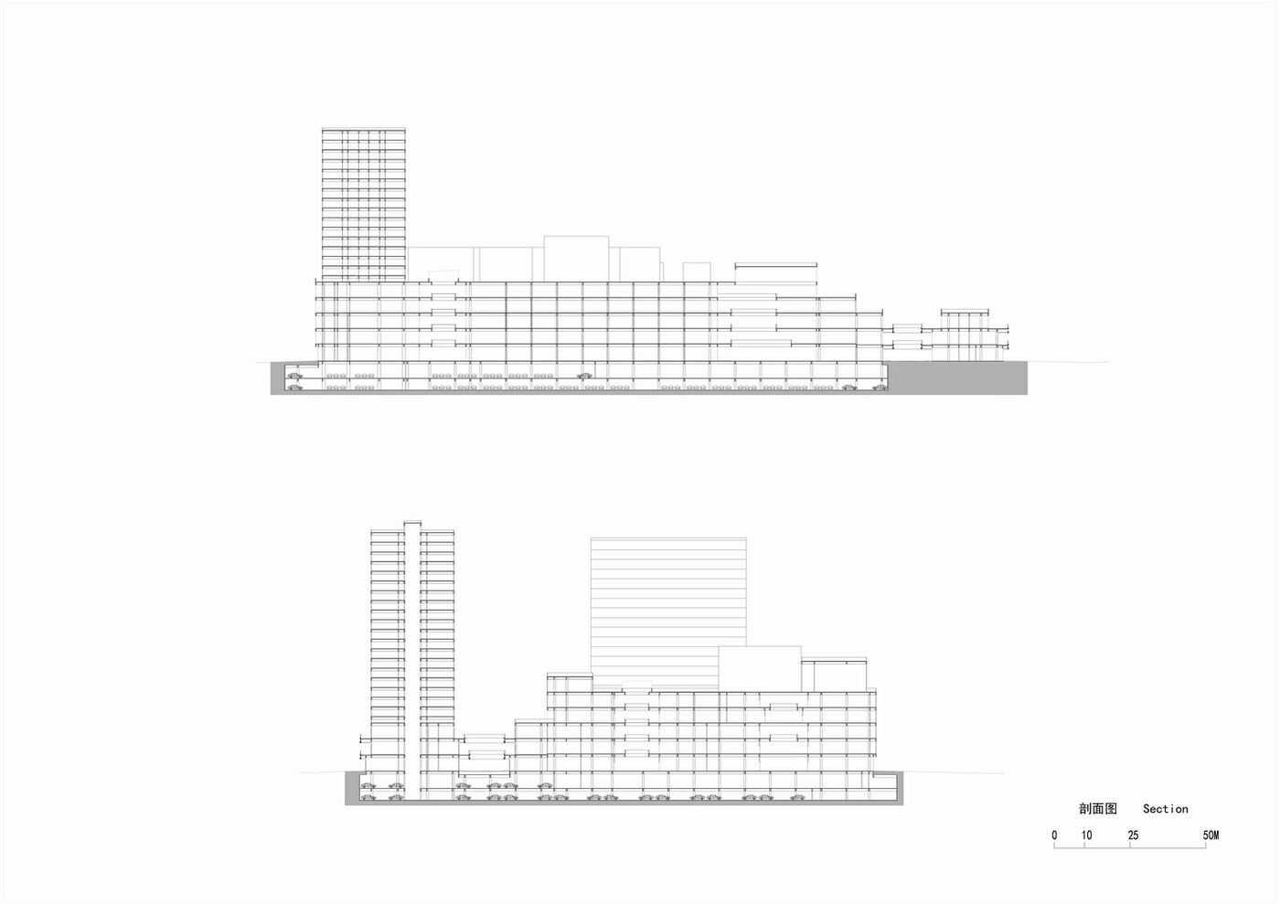 简和建筑丨山水之城·泰汶城市广场设计案例