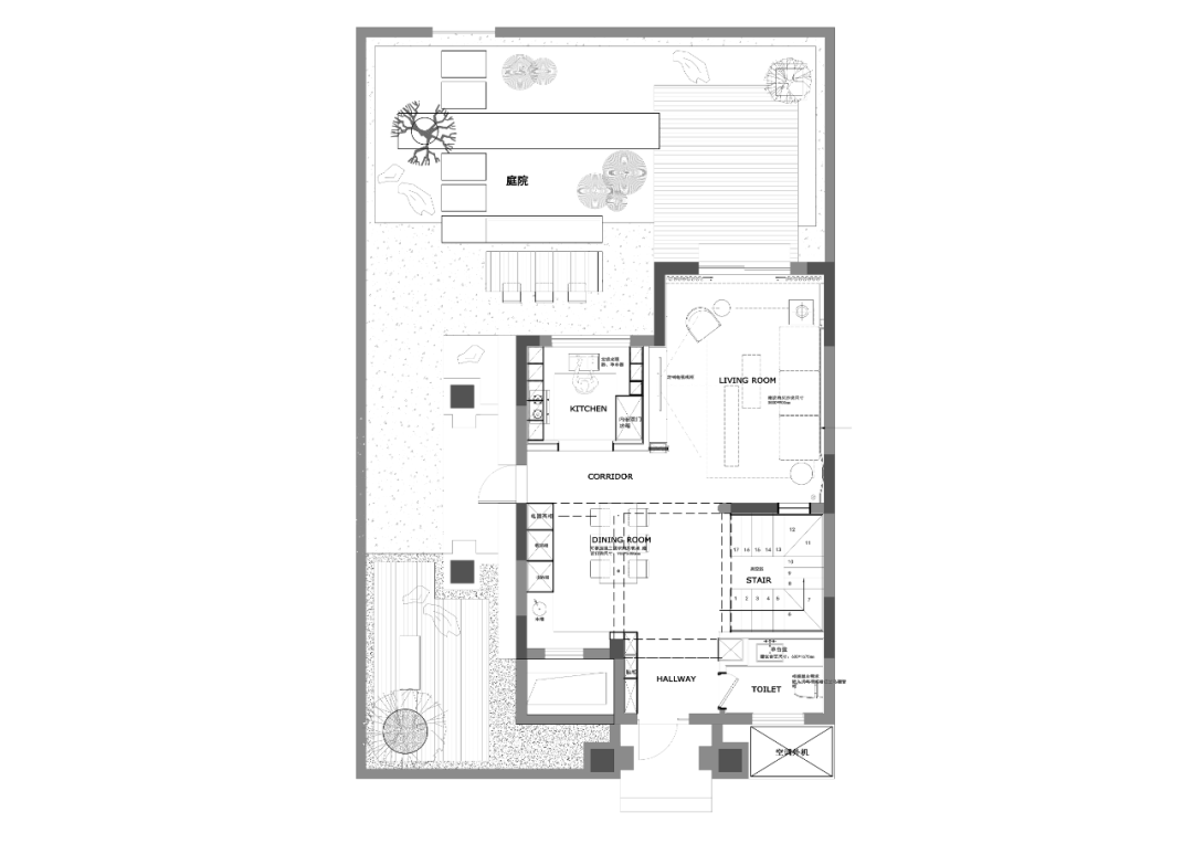 艾屿合集设计丨250㎡上海独栋住宅，用简约原木风营造低调时尚感设计案例